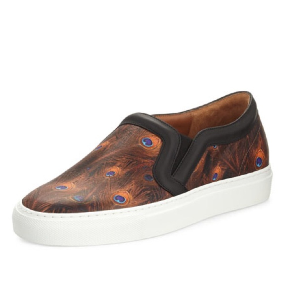 Givenchy SKATE SLIP ON Skate PEACOCK Sneakers EUC